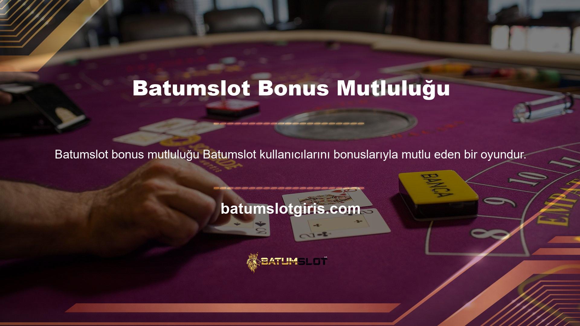 Batumslot üyelerin siteyi daha kolay denemelerini sağlar
