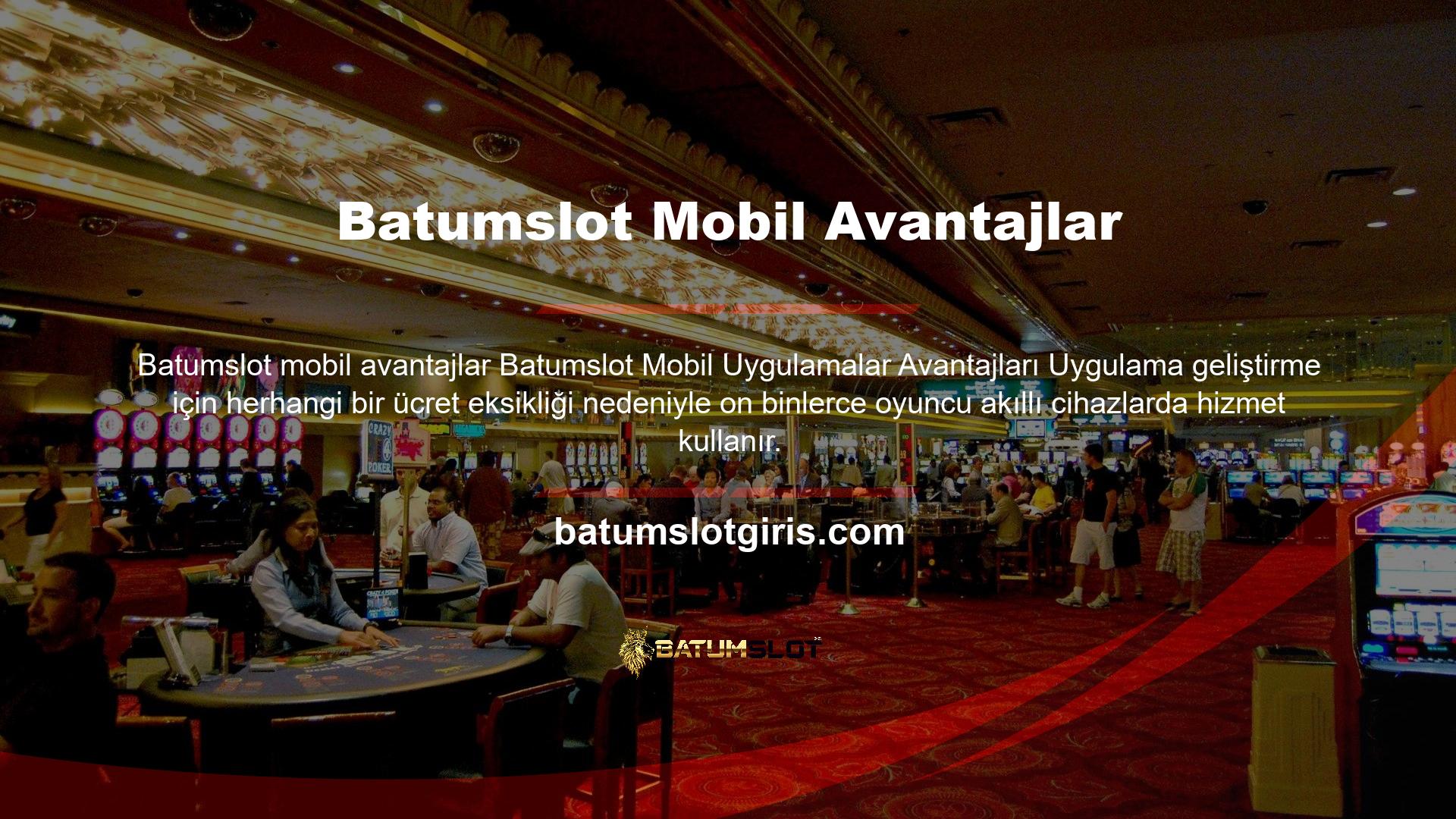 Batumslot APK ve Android cihazları kullanan üyeleri destekler